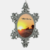 Pirate Soul スノーフレークピューターオーナメント (左)