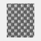 Pirate Style - Skull Pattern  フリースブランケット (正面)