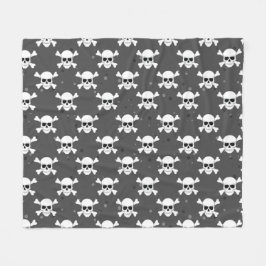 Pirate Style - Skull Pattern  フリースブランケット