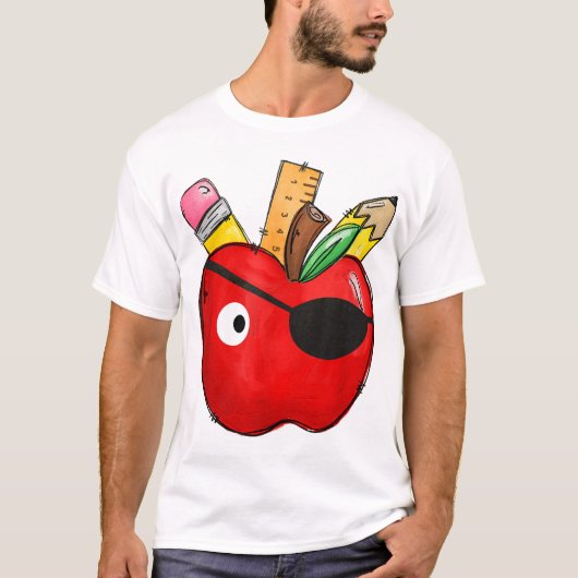 Pirate Teacher School International Talk Like A Tシャツ (正面)