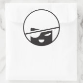 Pirate Tranのステッキ(by jaesond) ラウンドシール (バッグ)