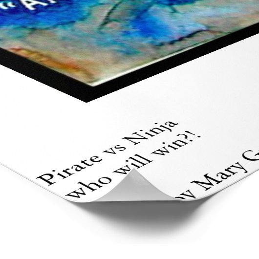PIRATE vs NINJA ポスター (角)