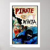 PIRATE vs NINJA ポスター (正面)