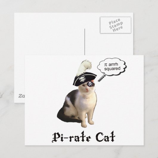 PiRateCat ポストカード (正面/裏面)