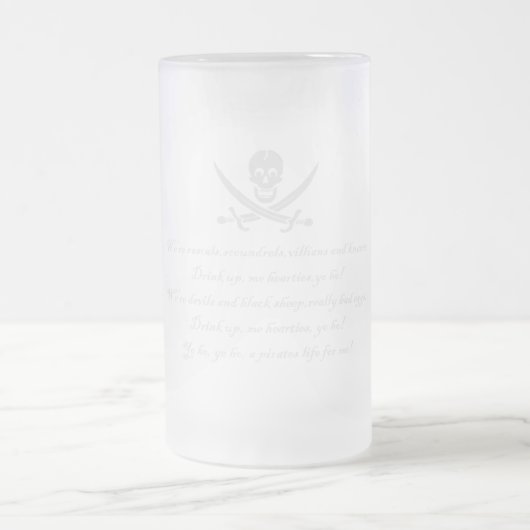 PirateLife、GlassSteinMug フロストグラスビールジョッキ (中央)
