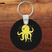 Piraten Riesenkrake mit Augenklappe キーホルダー (正面)
