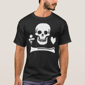 Piratenflagge von Stede Bonnet Tシャツ