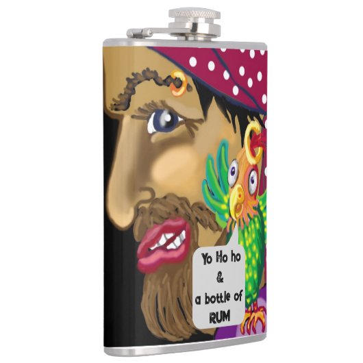 Pirate's Hot Rum Toddy recipe Caribbean coffee フラスク (右)