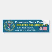 Pirates Squadron バンパーステッカー (正面)