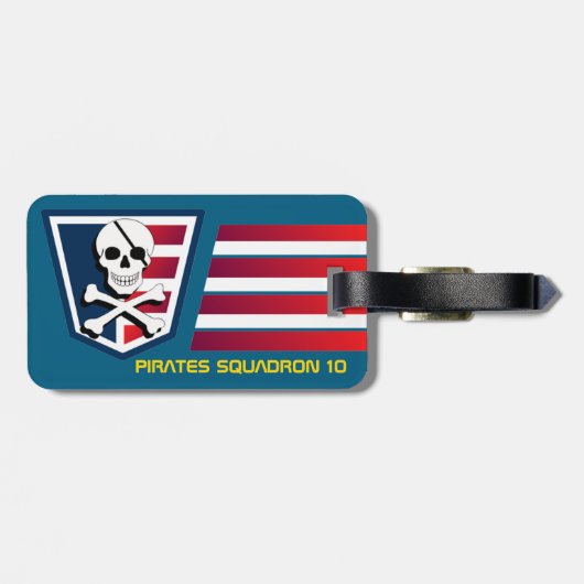 Pirates Squadron ラゲッジタグ (裏面横)