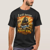PirateVibes: 海賊王になるのだ - 海賊 Tシャツ (正面)