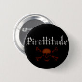 Piratitudeブラックボタン 缶バッジ (正面&裏面)