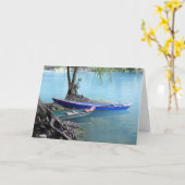 piroguesの挨拶状 カード (黄色い花)