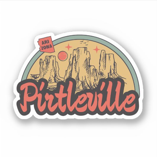 Pirtleville, Arizona ステッカー シール (正面)