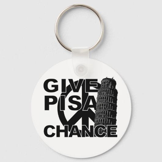 Pisaチャ与えンスのキーチェーン キーホルダー (正面)