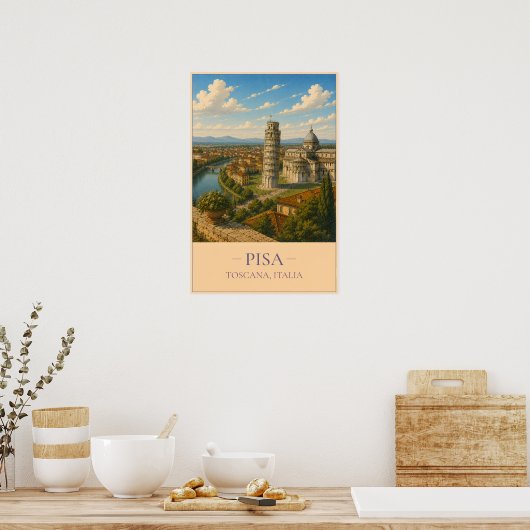 Pisa ポスター (キッチン)
