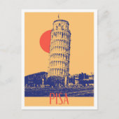 Pisa Italy Art vintage Travel ポストカード (正面)