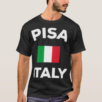 Pisa Italy Italian Flag City Tシャツ