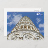 Pisa Italy Leanning Tower写真 ポストカード (正面/裏面)