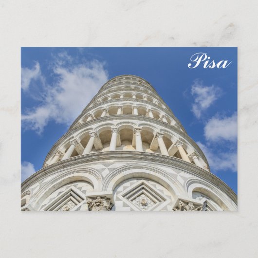 Pisa Italy Leanning Tower写真 ポストカード (正面)