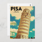 Pisa Leaning Tower Italia ポストカード (正面/裏面)
