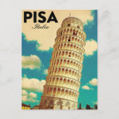 Pisa Leaning Tower Italia ポストカード (正面)