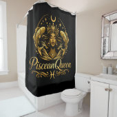 Piscean Queen Face Shower Curtain シャワーカーテン (インサイチュ)