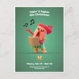 Piscesのクリスマスポストカード ポストカード
