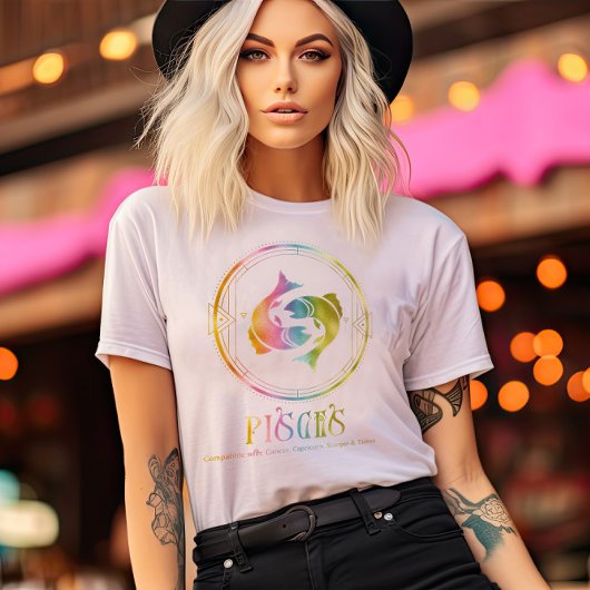 Piscesの互換性設計 Tシャツ