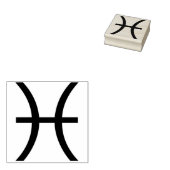 piscesシンボルアートスタンプ ラバースタンプ (押印)