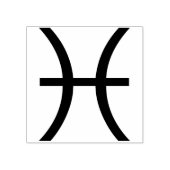 piscesシンボルアートスタンプ ラバースタンプ (インプリント)