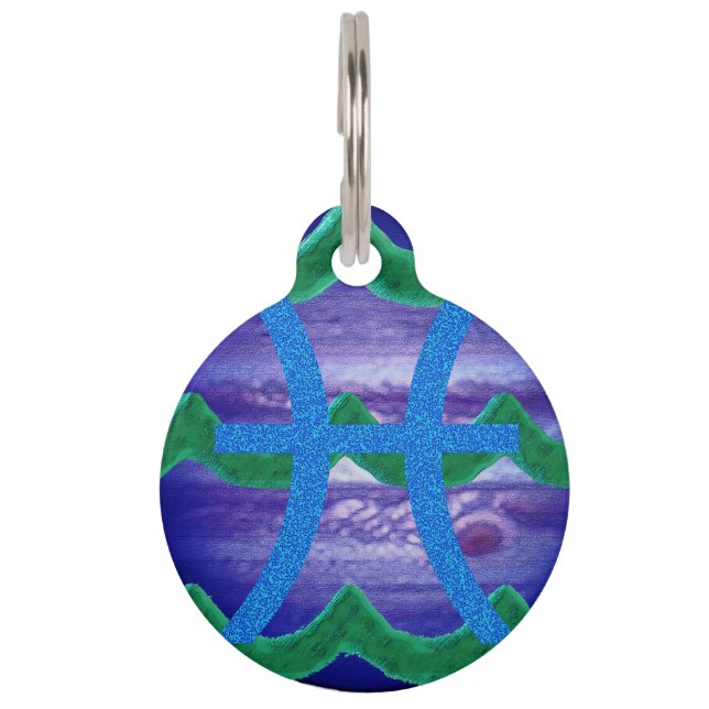 Pisces ペット　ネームタグ (正面)