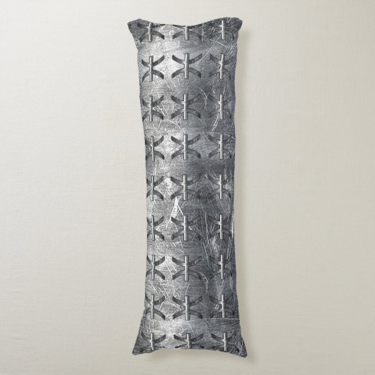 Pisces〔占星術の〕十二宮図シンボルグランジイン鋼スタイルプリント ボディピロー (正面縦)