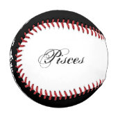 Pisces〔占星術の〕十二宮図シンボル標準by Kenneth Yoncich 野球ボール (正面左)