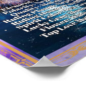 Pisces〔占星術の〕十二宮図ポスター占星術の事実 ポスター (角)