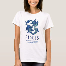 Pisces〔占星術の〕十二宮図Tシャツ – 深みからの夢 Tシャツ