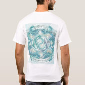 Pisces 2026 Zodiac Twin Fish Mandala – Intuition & Tシャツ (裏面)