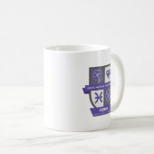 Pisces Birthday Crest™ for February 19-29 Mug コーヒーマグカップ (正面右)
