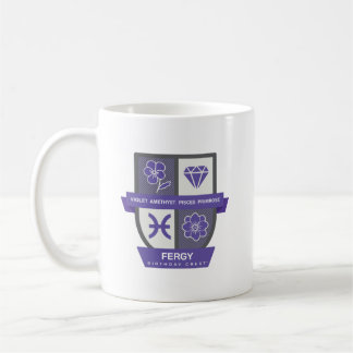 Pisces Birthday Crest™ for February 19-29 Mug コーヒーマグカップ