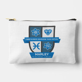Pisces Birthday Crest™ for March 1-20 アクセサリーポーチ