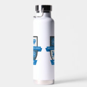 Pisces Birthday Crest™ for March 1-20 ウォーターボトル (右面)