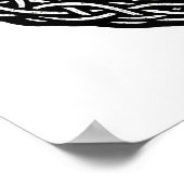 Pisces Celtic Twin‑Current Sigil | BurnsInHell Ink ポスター (角)
