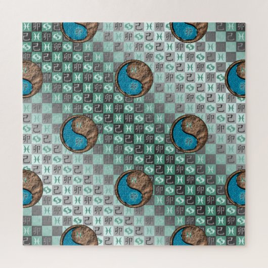 Pisces & Earth Rabbit ジグソーパズル (縦)