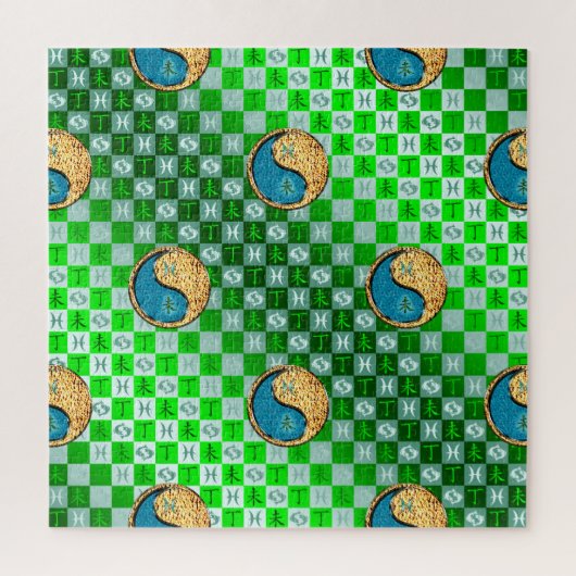 Pisces & Fire Goat ジグソーパズル (縦)