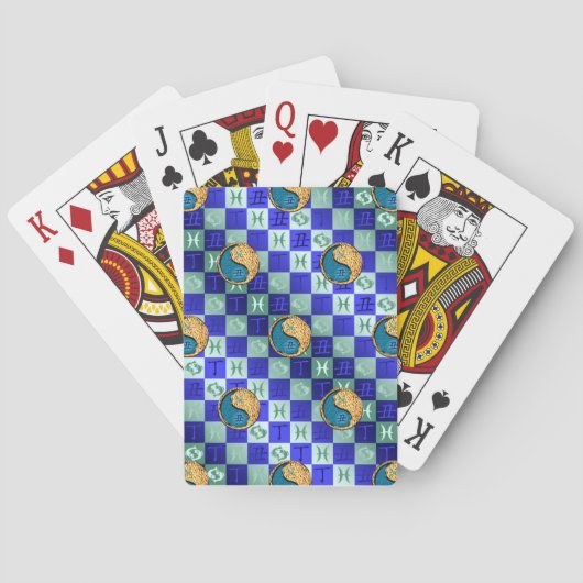 Pisces & Fire Ox トランプ (裏面)