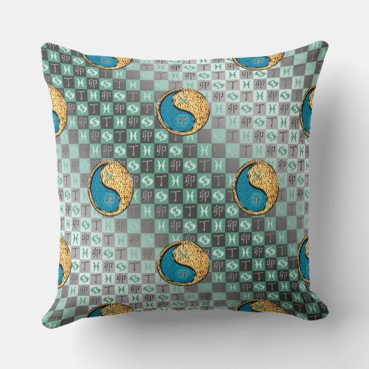 Pisces & Fire Rabbit クッション (裏面)