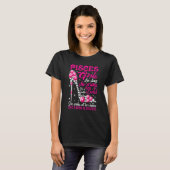 Pisces Girl Like a Boss in Control diamond shoes F Tシャツ (正面フル)