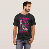 Pisces Girl Like a Boss in Control diamond shoes F Tシャツ (正面フル)