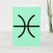 Pisces Greeting Card カード (正面)