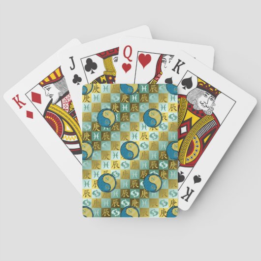 Pisces & Metal Dragon トランプ (裏面)